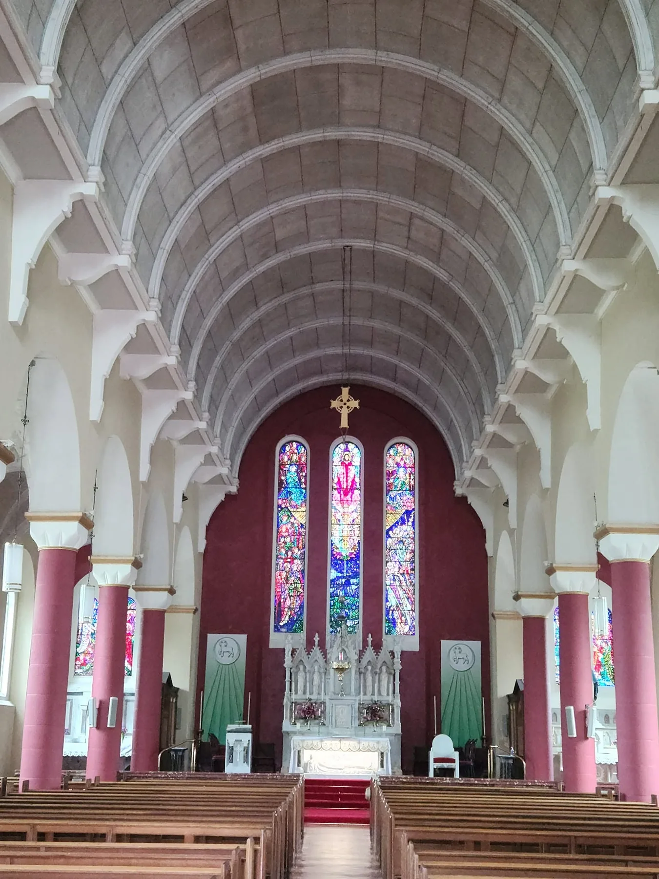 Interior of Saint Mary's Catholic Church in Westport